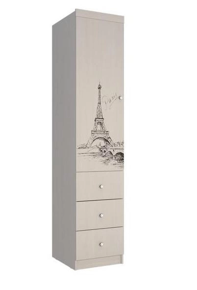 Пенал с Ящиками Мийа-3 ПЯ-304/ Фотопечать(Ш-450 х В-2130 х Г-509 мм)