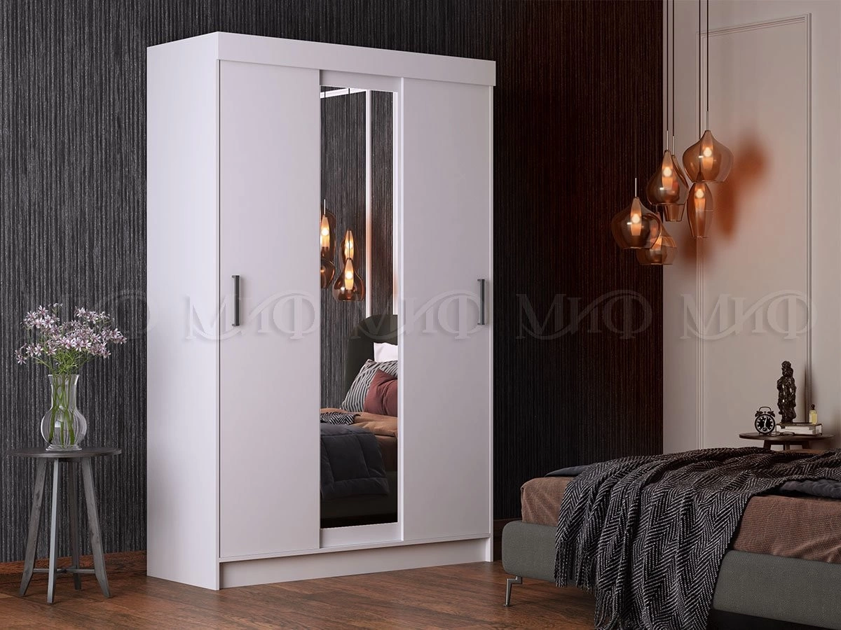 Шкаф-Купе Барон-01 (Ш-1300 х В-2016 х Г-520 мм)/Разные Цвета