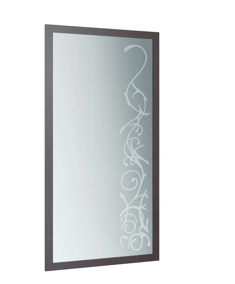 Зеркало Навесное Юнона-2 ЗН-06 Венге/Дуб Молочный (Ш-500 х В-1004 мм)