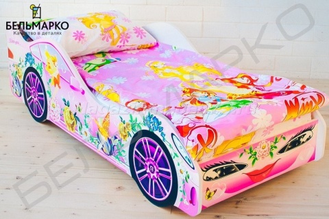 Детская кровать-тачка ФЕЯ
