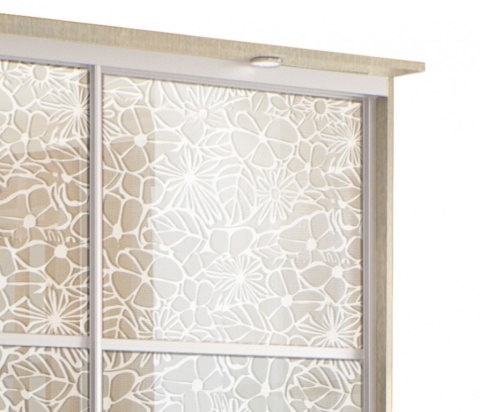 Шкаф 2-х дверный СБ-1083БП Дуб Молочный