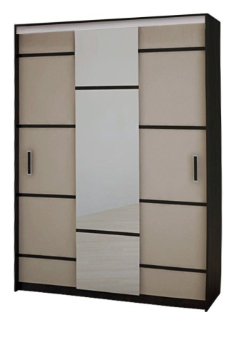 Шкаф-Купе Сицилия Венге/Белфорт (Ш -1500 × В -610 × Г-588 мм)