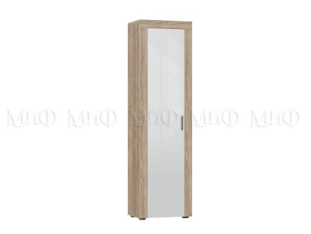 Стенка Апаста (Ш-2289 x В-2070 x Г-416 мм)/Дуб Сонома/Белый Глянец