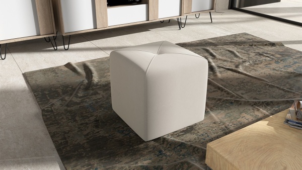 Пуф №6 Велюр Разные Цвета/Ш-400 × Г-400 × В-430 мм