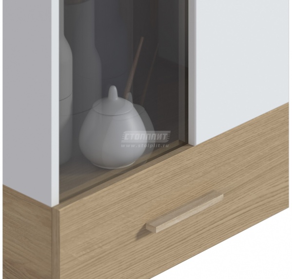 FINN Набор (СБ-2909/1+СБ-2910/1+СБ2912/1) Дуб Светлый/Белый/Ш-2548 X В-1956 X Г-440 мм