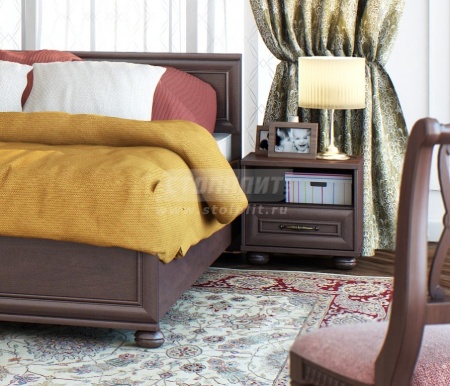 Верди спальня (шкаф 2х дв + кровать + комод + зеркало+тумбы 2шт)