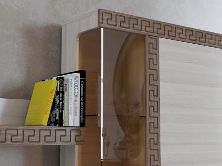 Стенка Бостон Ясень Шимо Cветлый/Ясень Шимо Темный