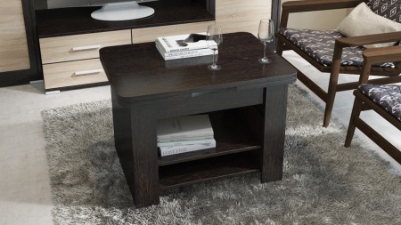 Журнальный Столик Тип 5 Трансформер Венге Цаво/Ш-600 × Г-800 × В-560 мм