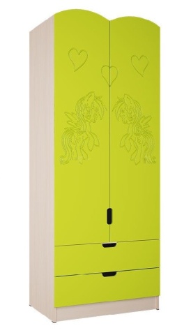 Детский Гарнитур Юниор-3 Разные Цвета и Рисунок/Ш-3235 мм x Г-850 мм х В-2050 мм