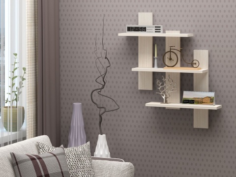 Полка Настенная №2/Разные Цвета