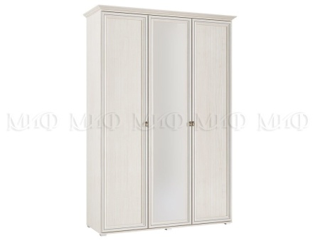 Шкаф 3-х Створчатый Элит-2 с Зеркалом МДФ (Ш-1500 мм x В-2236 мм x Г-528 мм)/Разные Цвета