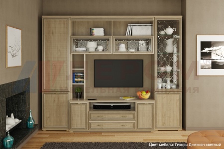 Гостиная-Стенка Карина-09 (В-2224 х Ш-2700 х Г-448)