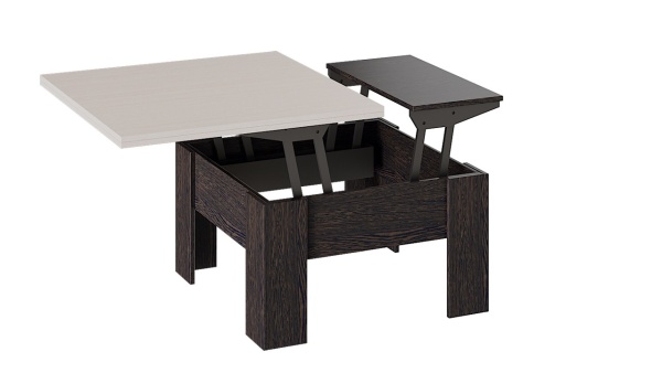 Стол Журнальный Тип 10 Венге Цаво/Дуб Белфорт/Ш-800/1600 × Г-800 × В-450 мм