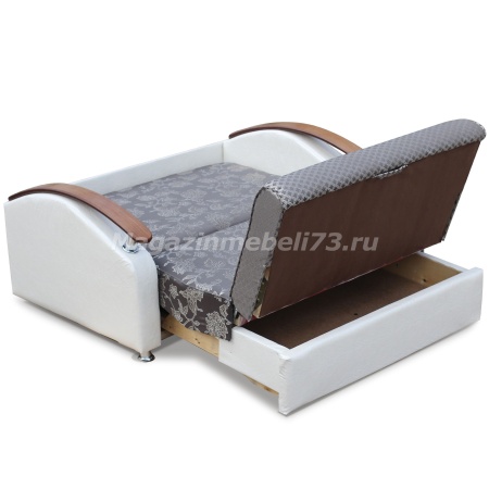 Диван Аккордеон Дуга Раскладной с Ящиком для Белья/Разные Цвета