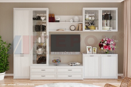 Гостиная-Стенка Карина-08 (В-2224 х Ш-3240 х Г-448 мм)