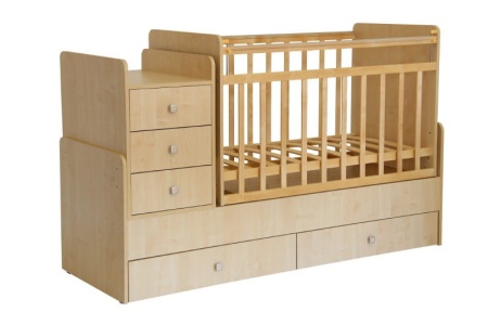 Кроватка-трансформер "Фея" 1100