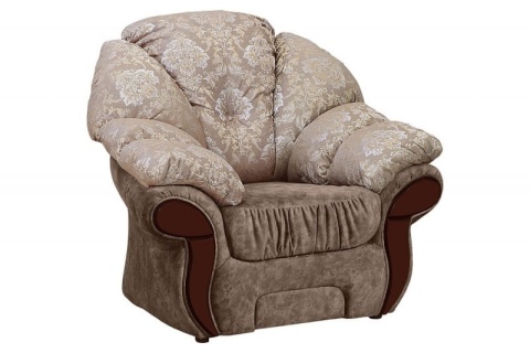 Кресло отдыха Глория-23 (декор массив орех)