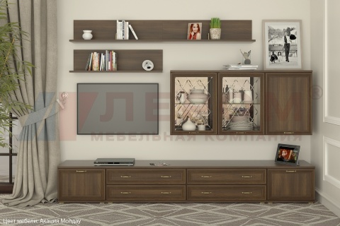 Гостиная-Стенка Карина-10 (В-2106 х Ш-2880 х Г-448 мм)