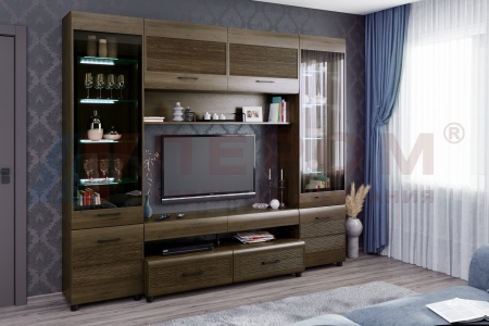 Гостиная-Стенка Камелия №11 (В-2172 х Ш-2520 х Г-452 мм)