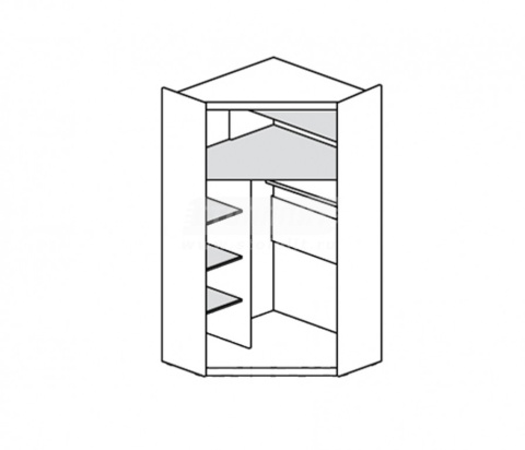 Сити СБ-218 Шкаф угловой