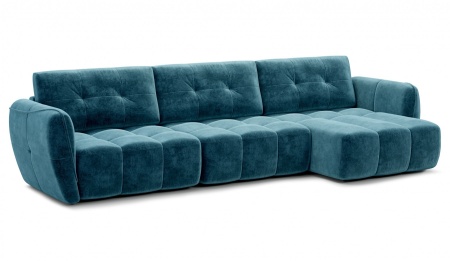 Диван-Кровать ТРЕВИ KENGOO/TEAL (Ш-3500 × В-850 × Г-1690 мм)