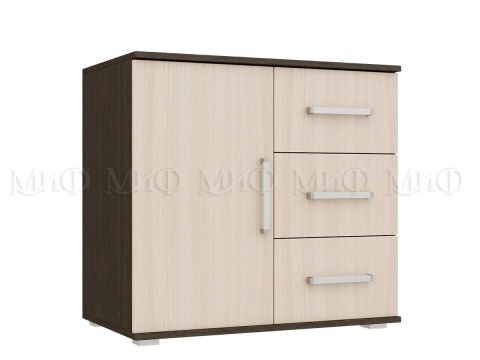 Комод Бостон Венге/Белфорт (Ш-800 мм x В-752 мм x Г-470 мм)