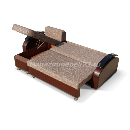 Диван Угловой/Раскладной с Ящиком для Белья (Д-2300 х Ш-1500 мм)/Разные Цвета