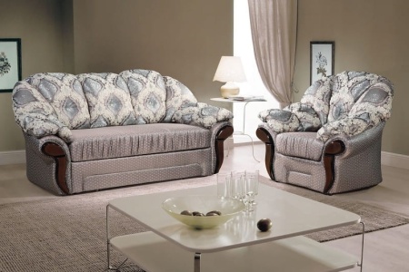 Кресло отдыха Глория-23 (декор массив орех)