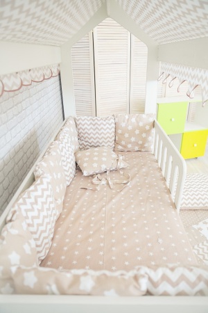 Кровать Сказка (Домик со Вторым Выдвижным Местом)/Спальное Место 800 х 1600 мм