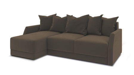 Диван Угловой Люксор Slim Т1 Разные Цвета/Д-2330 х Ш-1650 х В-830 мм