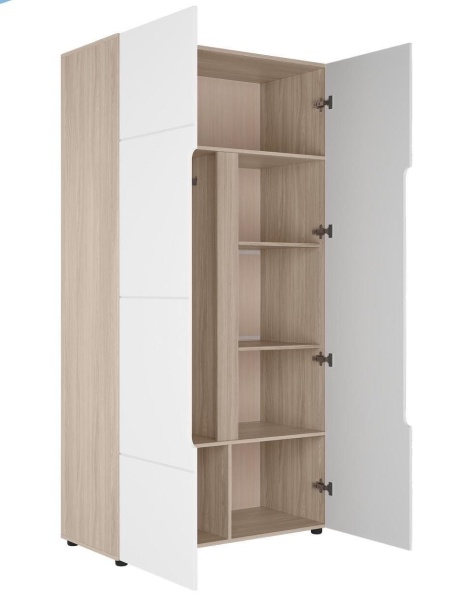 Шкаф Двухстворчатый Палермо-3 МДФ (Ш-1068 х В-2078 х Г-509 мм)