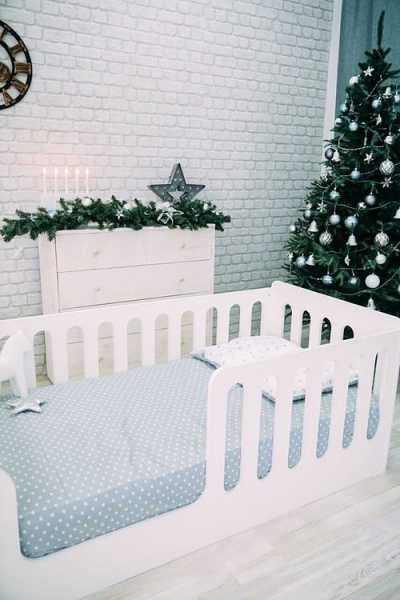 Кровать Сказка Белая/Спальное Место 800 х 1600 мм