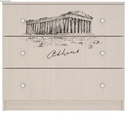 Комод К-12  Мийа-3/Фотопечать (Ш-973 х В-735 х Г-445 мм)