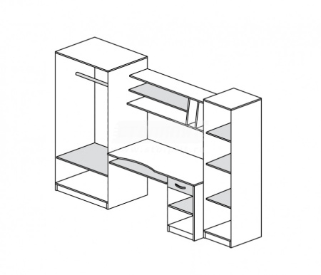Дакота, комплект Венге/Ваниль
