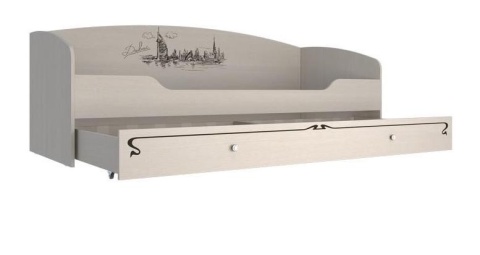 Кровать Односпальная с Ящиком Мийа-3 КР- 301/Фотопечать (Ш-2032 х В-787 х Г-832 мм)