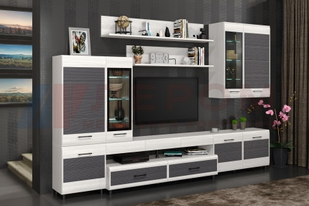 Гостиная-Стенка Камелия №4 (В-2172 х Ш-3240 х Г-452 мм)